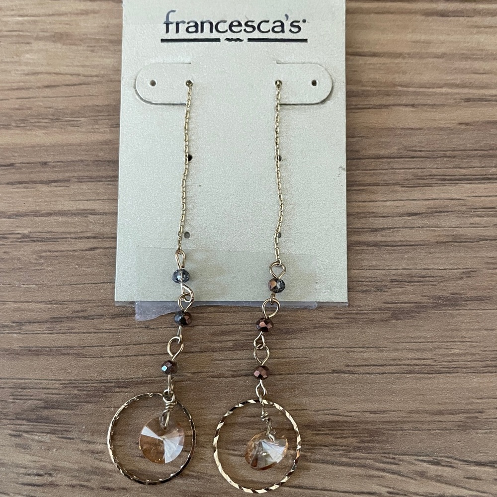 Glass beaded earrings